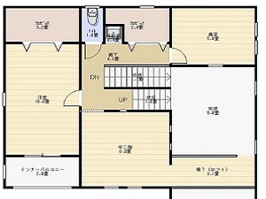 2.5階の家 間取り集