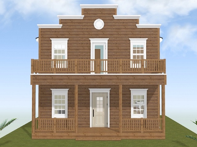 19世紀のアメリカの家を再現