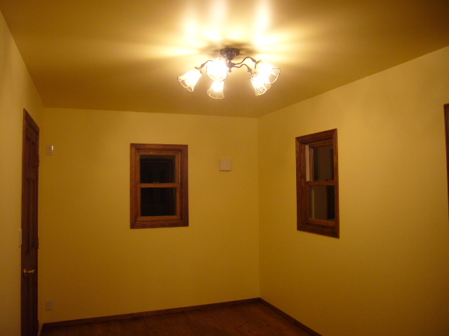 ペイント室内壁ドライウォール光に反射するドライウォール写真
