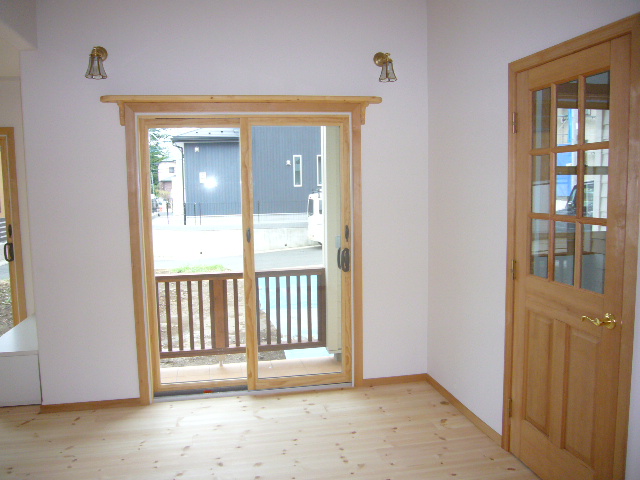 木製サッシ木製ドア
