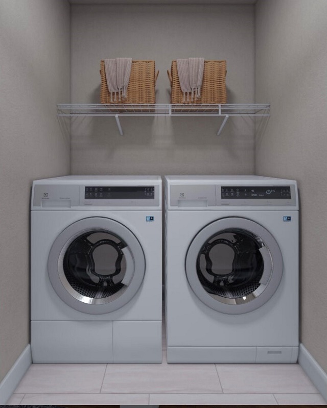 アメリカの家洗濯機乾燥機